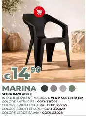 Misura - Sedia Impilable Misura - Sedia Impilable