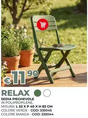 Misura - Sedia Pieghevole Misura - Sedia Pieghevole