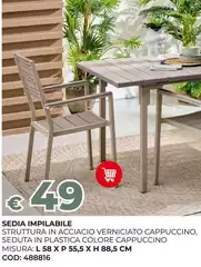 Misura - Sedia Impilabilie Misura - Sedia Impilabilie