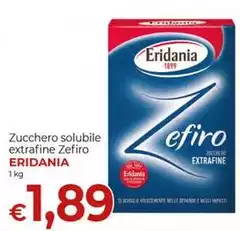 Eridania - Zucchero Solubile Extrafine Zefiro