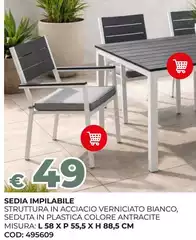 Misura - Sedia Impilabilie Misura - Sedia Impilabilie