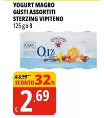 Vipiteno - Yogurt Magro Gusti Assortiti Sterzing