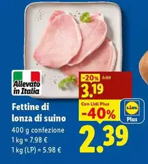Fettine Di Lonza Di Suino Fettine Di Lonza Di Suino