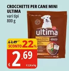 Ultima - Crocchette Per Cane Mini