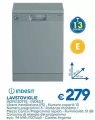 Indesit - Lavastoviglie Indesit - Lavastoviglie
