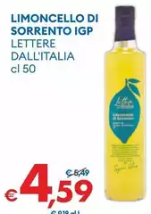 Lettere Dall'Italia - Limoncello Di Sorrento IGP