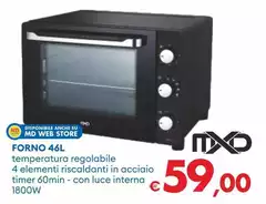 Mxd - Forno 46L Mxd - Forno 46L