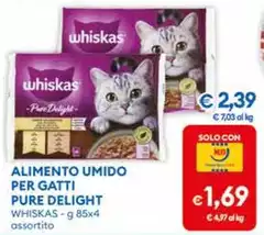 Whiskas - Alimento Umido Per Gatti Pure Delight