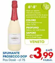 Pas Dosè - Spumante Prosecco DOP