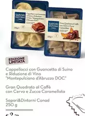 Sapori&Dintorni Cappelle Con Guancetta Di Suino E Riduzione Di Vino Sapori&Dintorni Cappelle Con Guancetta Di Suino E Riduzione Di Vino