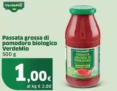 Verde mio - Passata Grossa Di Pomodoro Biologico Verde mio - Passata Grossa Di Pomodoro Biologico