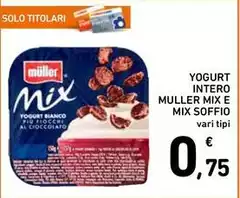 Solo - Yogurt Intero Muller Mix E Mix Soffio