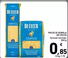 De Cecco - Pasta Di Semola De Cecco - Pasta Di Semola