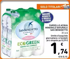 San Benedetto - Fardello Acqua Minerale Naturale