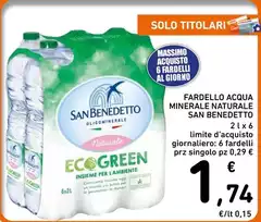 San Benedetto - Fardello Acqua Minerale Naturale