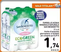 San Benedetto - Fardello Acqua Minerale Naturale