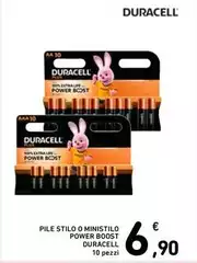 Duracell - Pile Stilo O Ministilo Power Boost