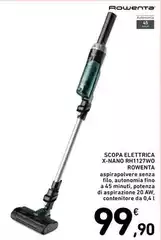 Rowenta - Scopa Elettrica X-Nano RH1127WO