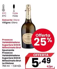 La Gioiosa - Prosecco Valdobbiadene DOCG Millesimato Brut La Gioiosa - Prosecco Valdobbiadene DOCG Millesimato Brut