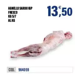 Agnello Sardo IGP Fresco Agnello Sardo IGP Fresco