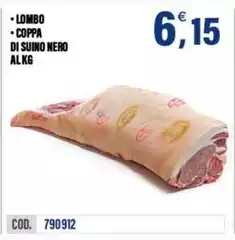 Lombo Coppa Di Suino Nero Lombo Coppa Di Suino Nero