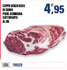 Coppa Senza Osso Di Suino Prov.Germania Sottovuoto Coppa Senza Osso Di Suino Prov.Germania Sottovuoto