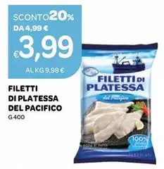 Filetti Di Platessa Del Pacifico