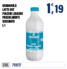 Granarolo - Latte UHT Piacere Leggero Parzialmente Scremato