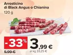 Black Angus - Arrosticino Di  O Chianina