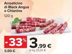Black Angus - Arrosticino Di  O Chianina