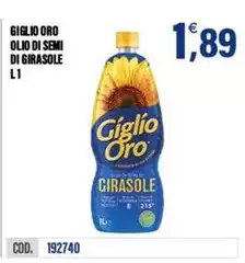 Giglio Oro - Olio Di Semi Di Girasole