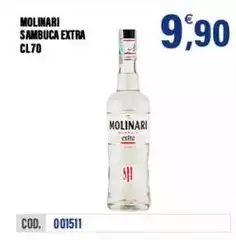 Molinari - Sambuca Extra Molinari - Sambuca Extra
