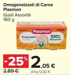 Plasmon - Omogeneizzati Di Carne