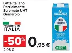 Granarolo - Latte Italiano Parzialmente Scremato UHT Granarolo - Latte Italiano Parzialmente Scremato UHT