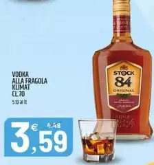 Stock - Vodka Alla Fragola