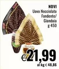 Novi - Uovo Nocciolato Fondente