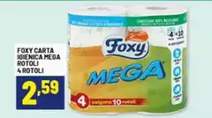 Foxy - Carta Igienica Mega Rotoli