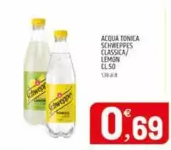 Schweppes - Acqua Tonica Classica/Lemon
