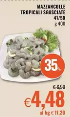 Mazzancolle Tropicali Sgusciate Mazzancolle Tropicali Sgusciate