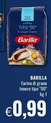 Barilla - Farina Di Grano Tenero Tipo "00" Barilla - Farina Di Grano Tenero Tipo "00"