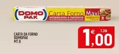 Domo - Carta Da Forno pak