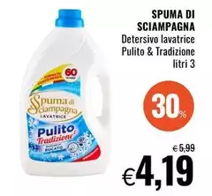 Spuma di Sciampagna - Detersivo Lavatrice Pulito & Tradizione
