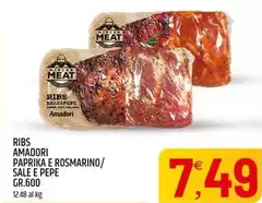 Amadori - Ribs Paprika E Rosmarino/ Sale E Pepe Amadori - Ribs Paprika E Rosmarino/ Sale E Pepe