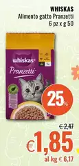 Whiskas -  Alimento Gatto Pranzetti