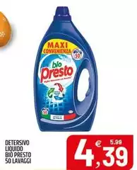 Bio Presto - Detersivo Liquido  50 Lavaggi