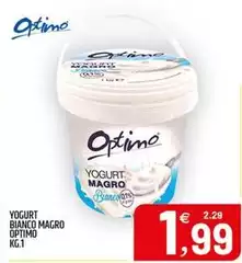 Optimo - Yogurt Bianco Magro