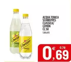 Schweppes - Acqua Tonica Classica/Lemon