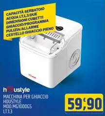 Houstyle - Macchina Per Ghiaccio  Mod.MG1000GS