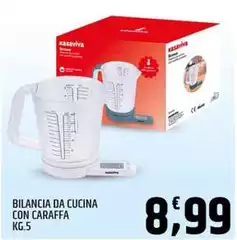 Bilancia Da Cucina Con Caraffa