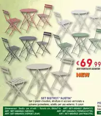 Set Bistrot "austin"